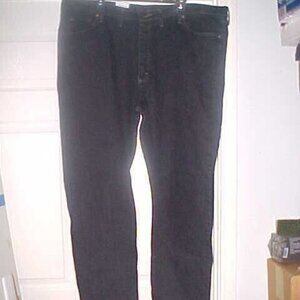 NWT Wrangler Authentics Mens Black Jeans 44x30